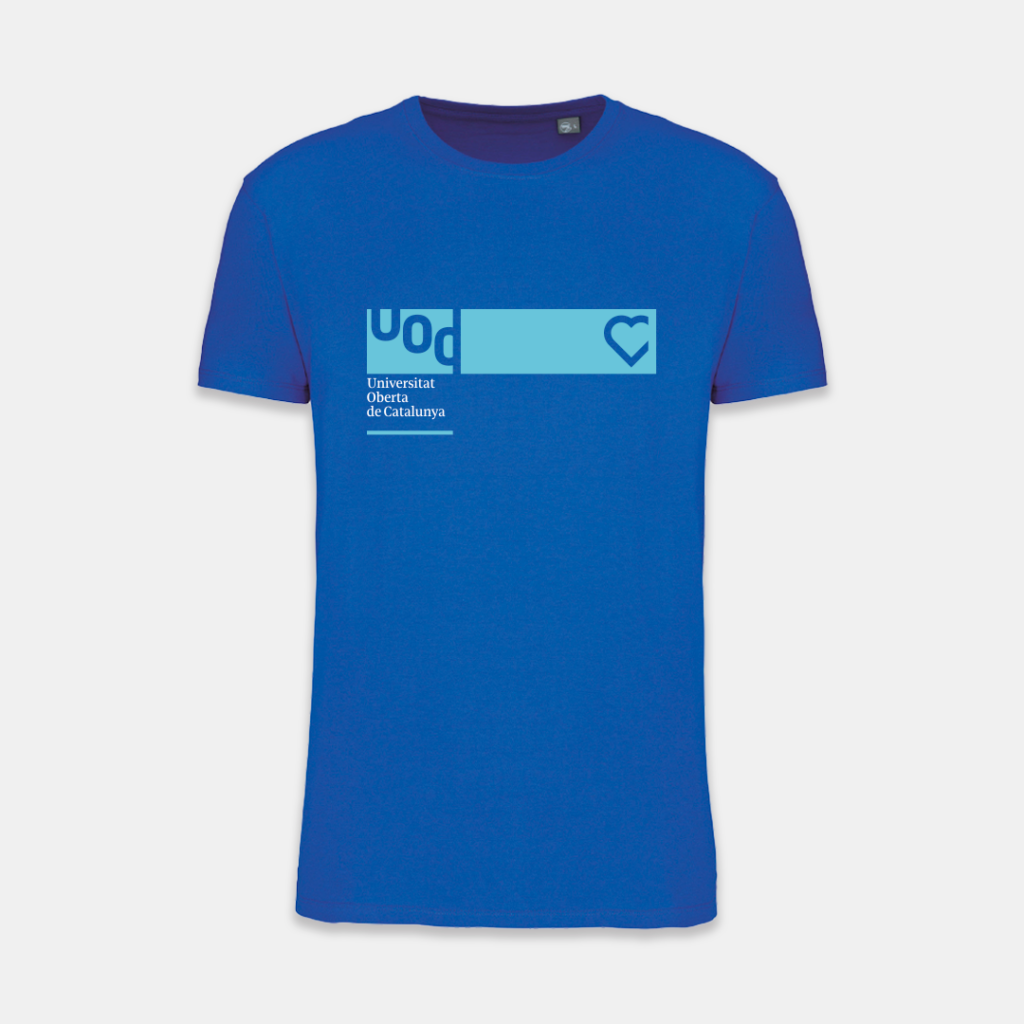samarreta blau royal uoc